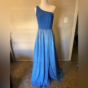 Vera Wang - Blue Bridesmaid Dress - Size 4